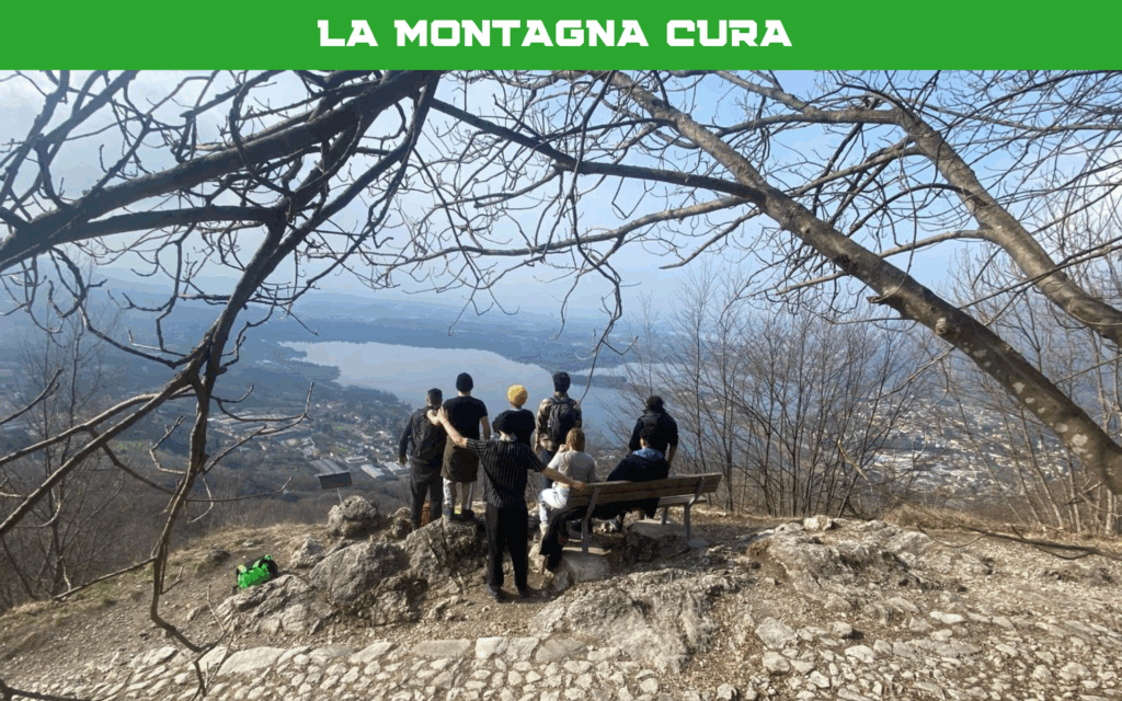 I ragazzi di Cascina Verde durante la più recente gita in montagna